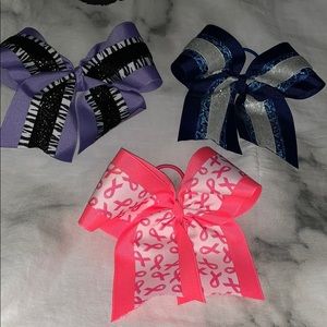 Hair bows (cheer)